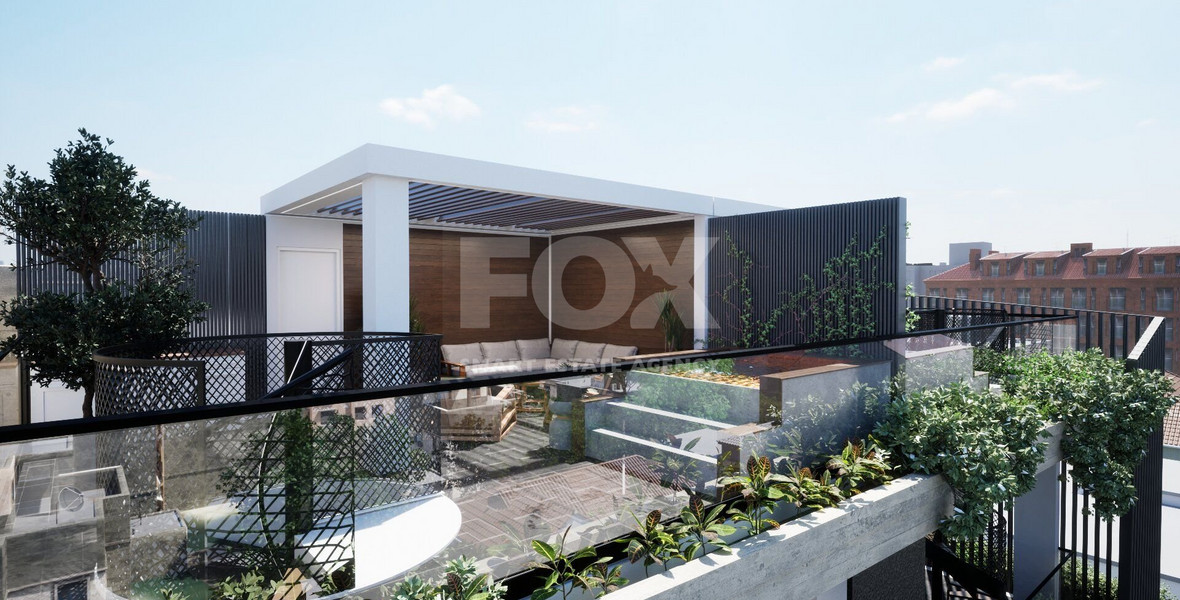 For Sale Three Bedroom Penthouse with Private Roof Garden in Katholiki, Limassol