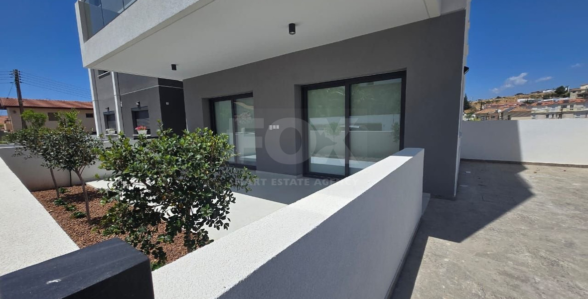Brand new two bedroom ground floor apartment for rent in Agios Athanasios, Limassol