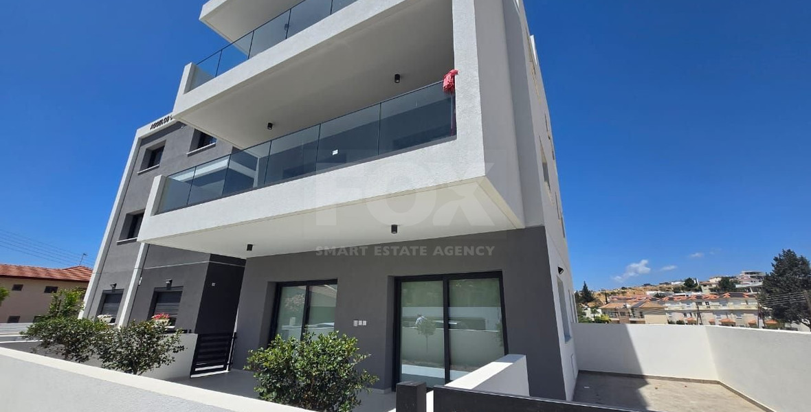Brand new two bedroom ground floor apartment for rent in Agios Athanasios, Limassol