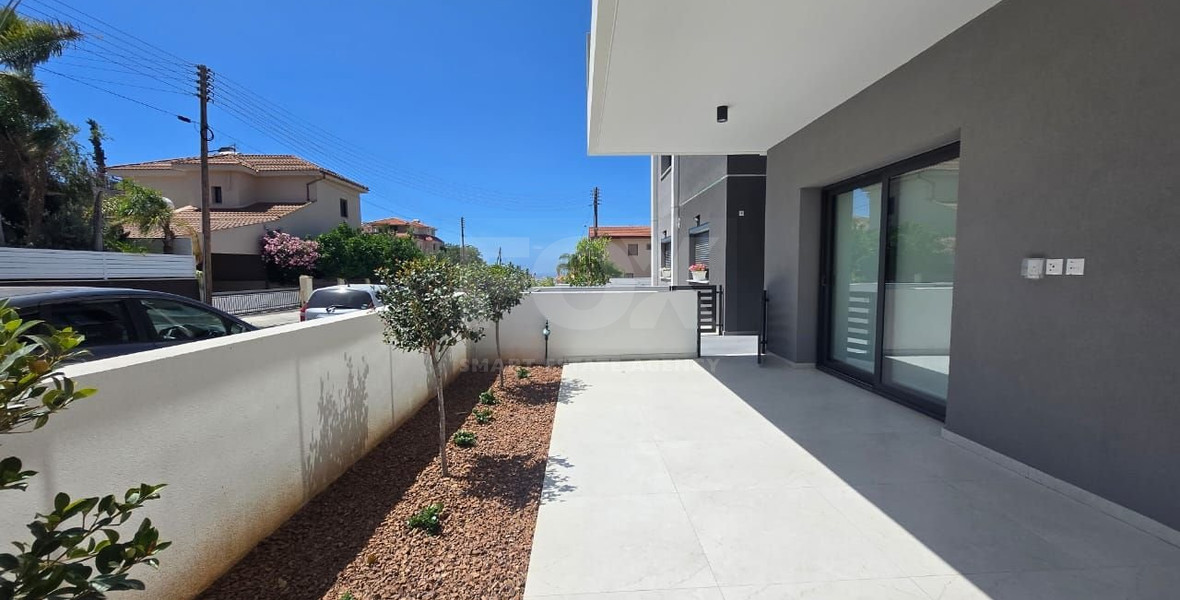 Brand new two bedroom ground floor apartment for rent in Agios Athanasios, Limassol