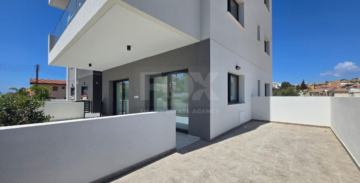 Brand new two bedroom ground floor apartment for rent in Agios Athanasios, Limassol