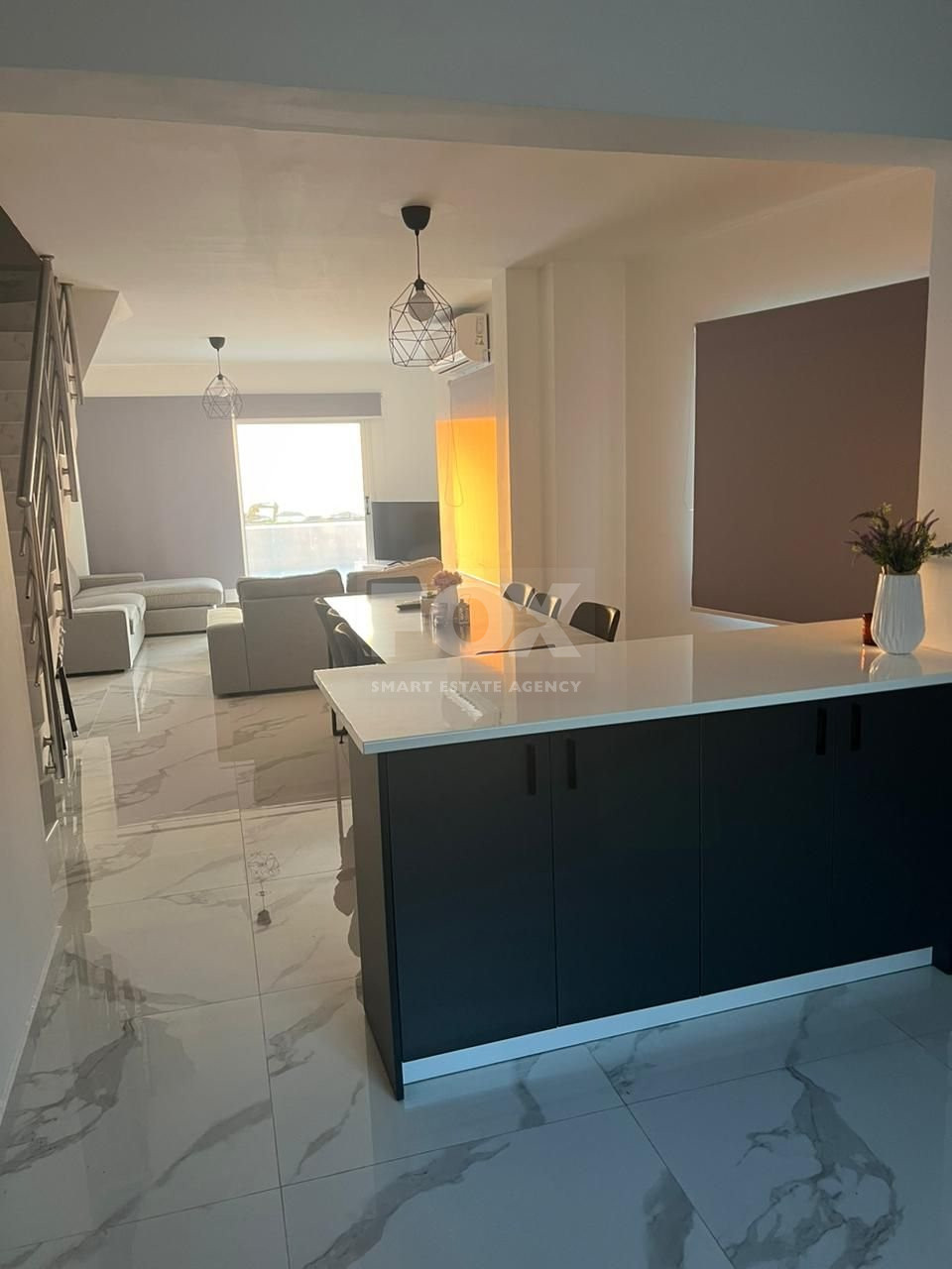 Three bedroom fully furnished townhouse for rent in Tombs Of the Kings area, in Paphos