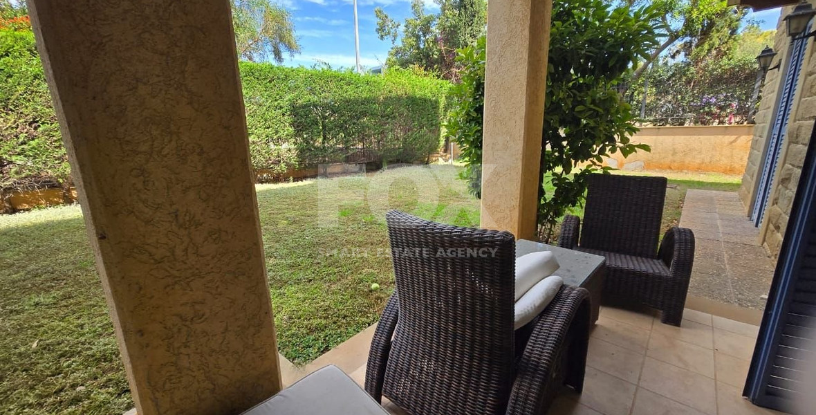 Two bedroom ground floor with garden on The Residence, Pyrgos Seafront, Limassol