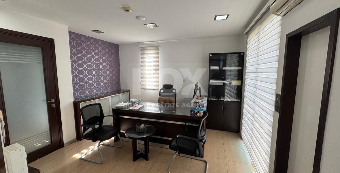 Fully Furnished 100m2 Office for Rent in Pafos