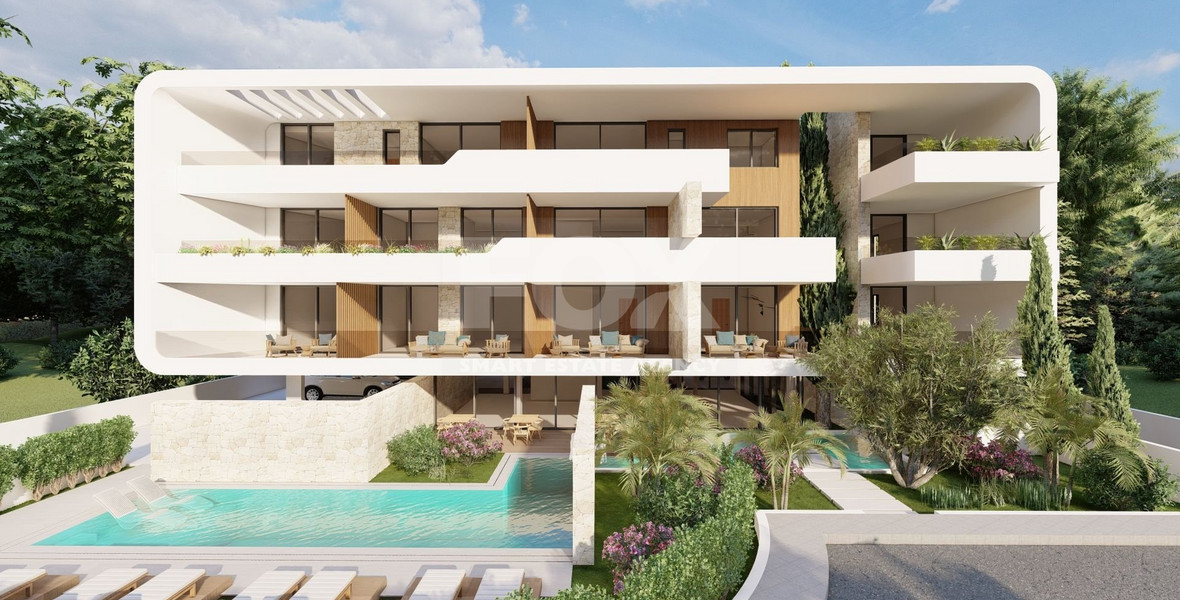 Two bedroom penthouse seaside in Tombs of the KIngs area, Paphos