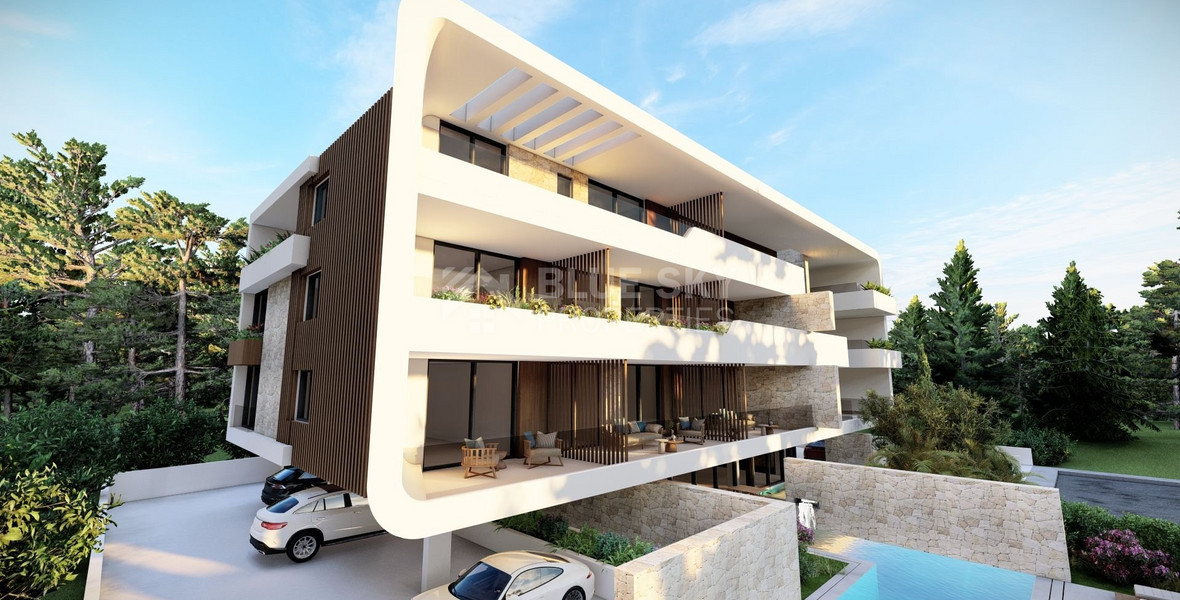 Two bedroom penthouse seaside in Tombs of the KIngs area, Paphos