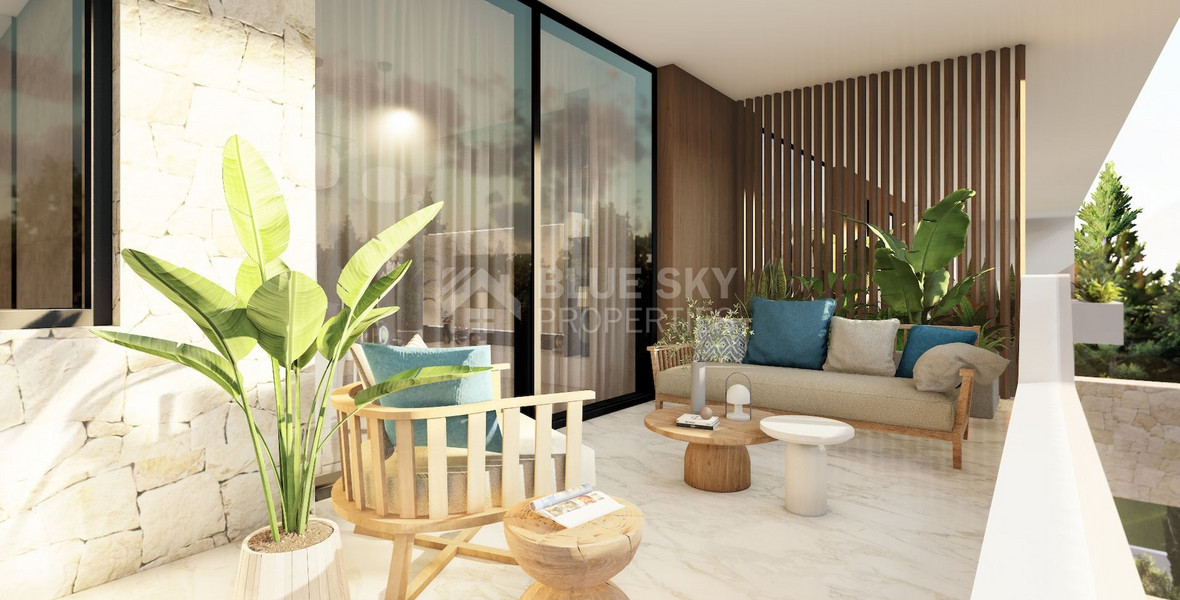 Two bedroom penthouse seaside in Tombs of the KIngs area, Paphos