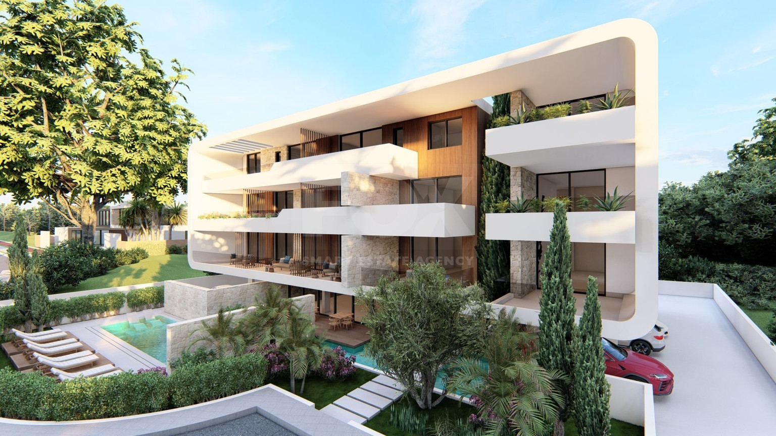 Two bedroom apartment on third floor , in Tombs of the KIngs area, Paphos