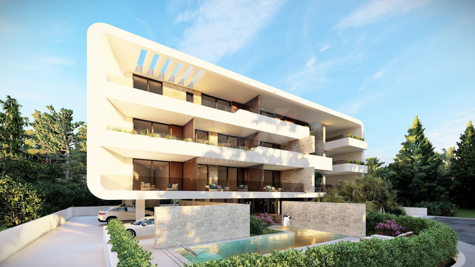 Two bedroom apartment on third floor , in Tombs of the KIngs area, Paphos
