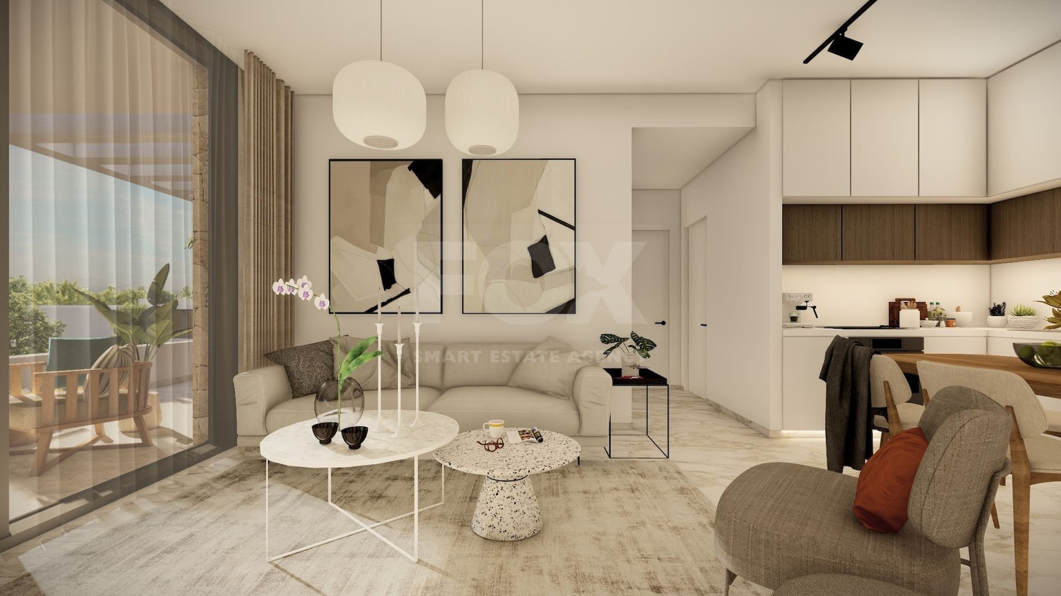 Two bedroom apartment on third floor , in Tombs of the KIngs area, Paphos