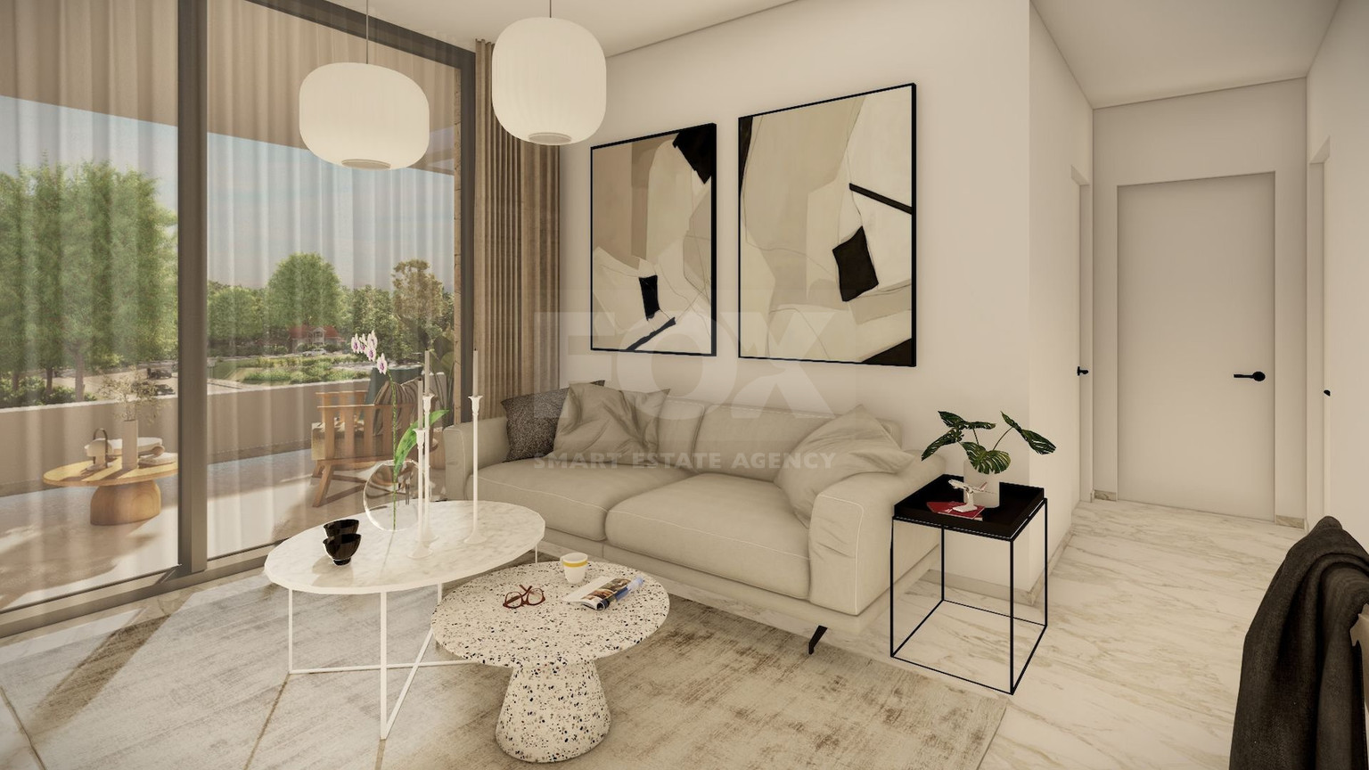 Two bedroom apartment on third floor , in Tombs of the KIngs area, Paphos
