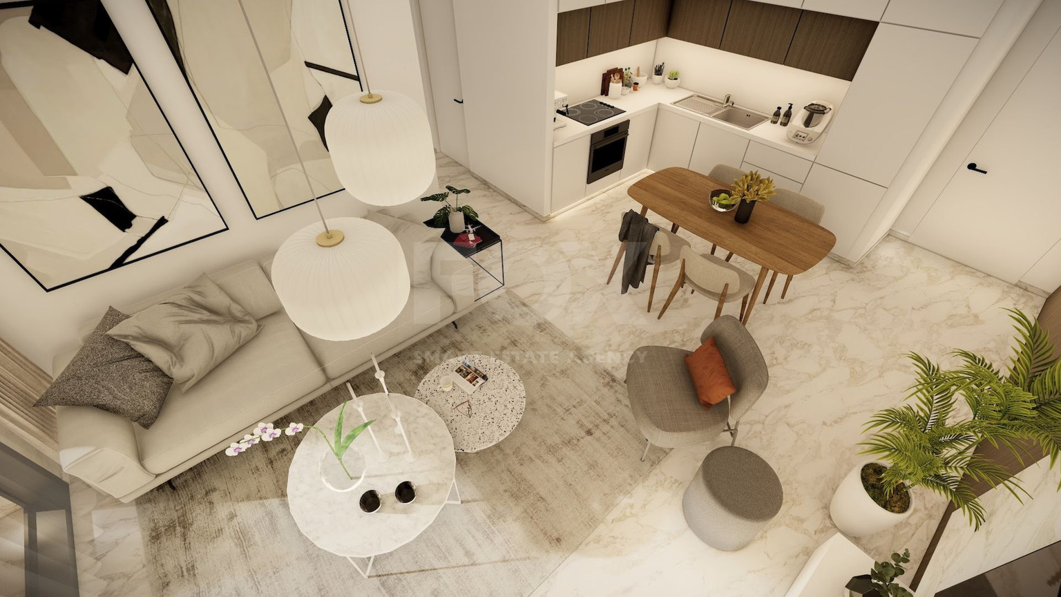 Two bedroom apartment on third floor , in Tombs of the KIngs area, Paphos