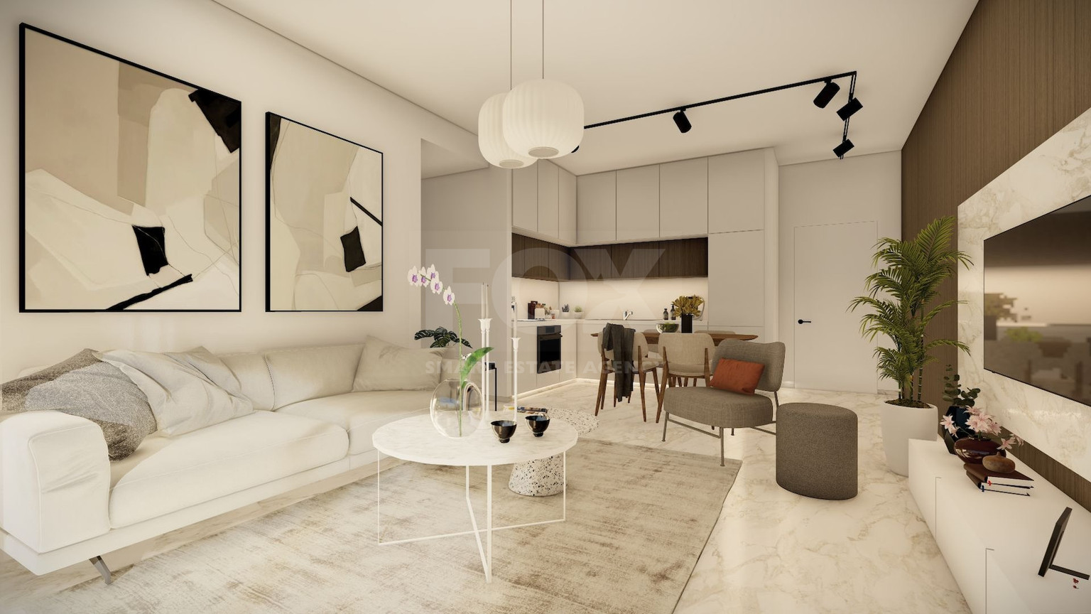 Two bedroom apartment on third floor , in Tombs of the KIngs area, Paphos