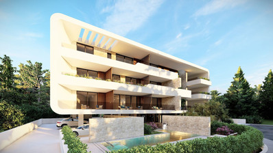 Two bedroom apartment on third floor , in Tombs of the KIngs area, Paphos