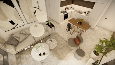 Two bedroom apartment on third floor , in Tombs of the KIngs area, Paphos