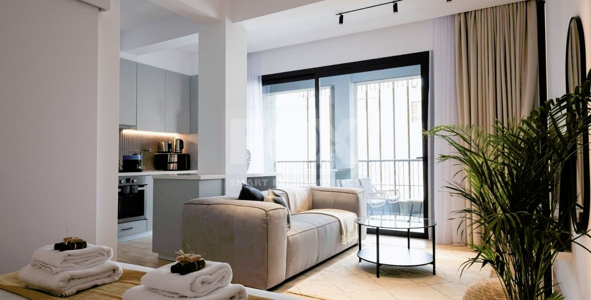 One bedroom fabulous apartment on ground floor in Paphos center