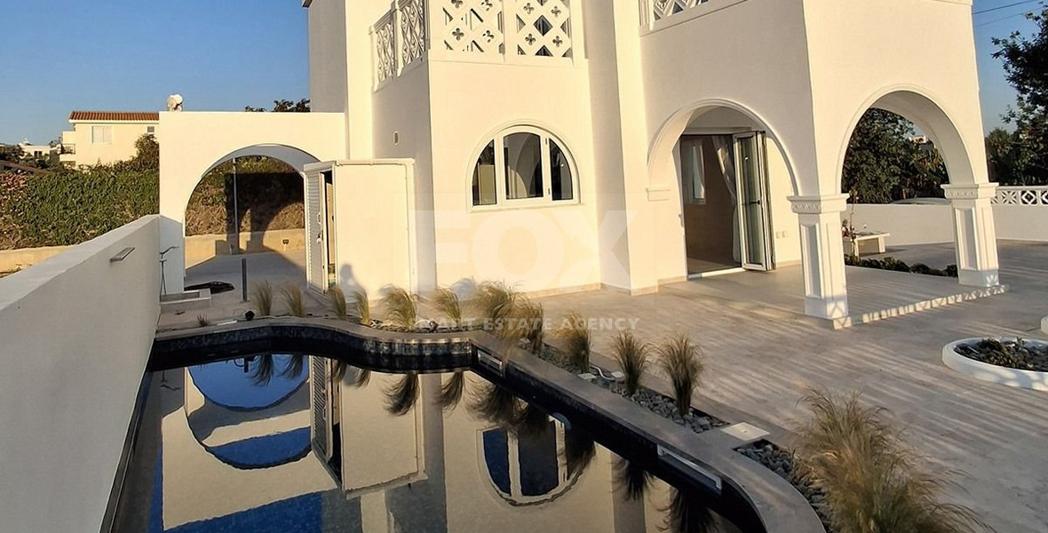 Modern Unfurnished Kissonerga House with Sea View, for rent