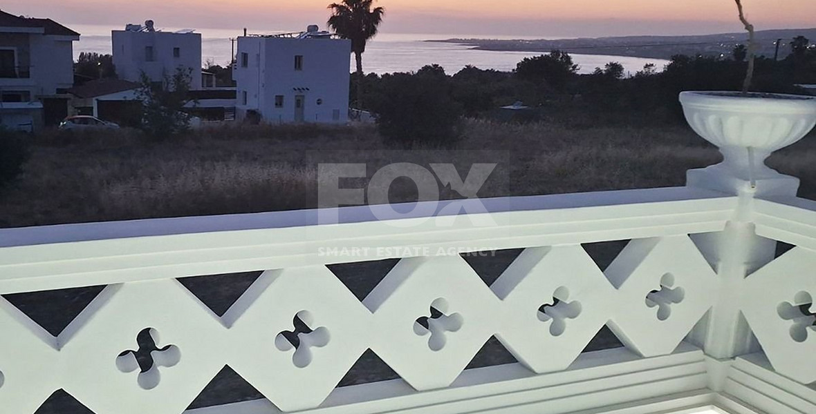 Modern Unfurnished Kissonerga House with Sea View, for rent