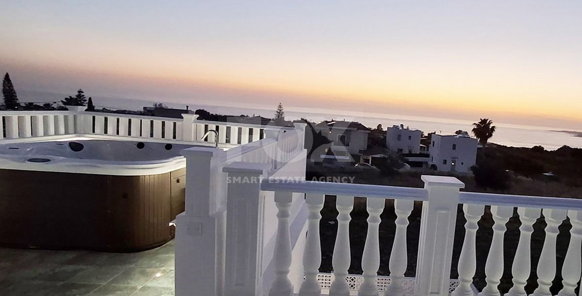 Modern Unfurnished Kissonerga House with Sea View, for rent