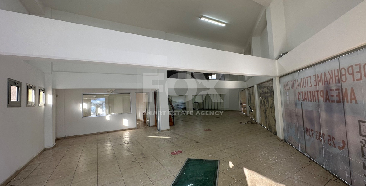 RENT: SHOWROOM/BUILDING 500SQM WITH 17 PARKING SPACES IDEAL FOR OFFICE OR RETAIL PREMISES IN CENTRAL LIMASSOL