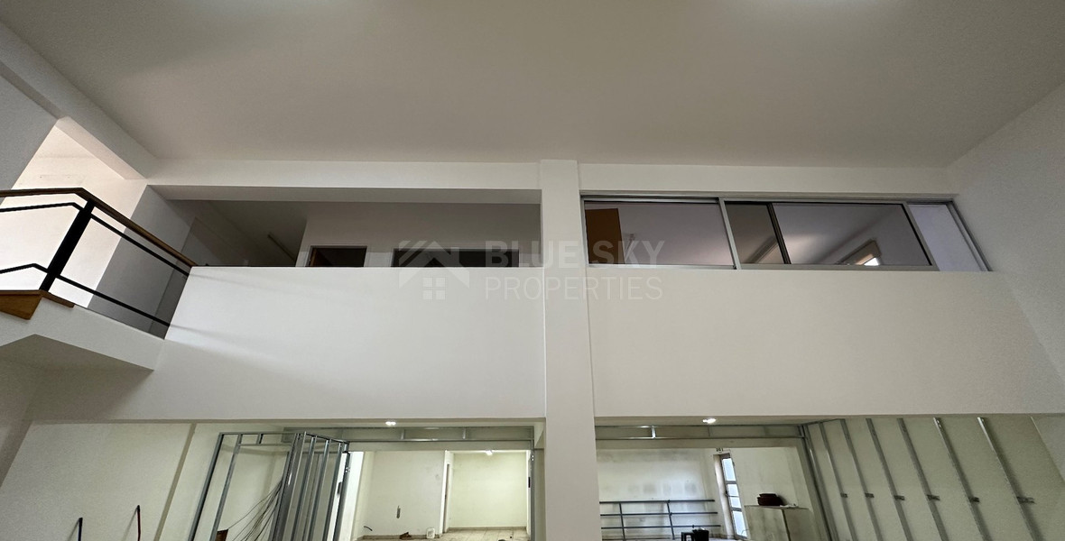 RENT: SHOWROOM/BUILDING 500SQM WITH 17 PARKING SPACES IDEAL FOR OFFICE OR RETAIL PREMISES IN CENTRAL LIMASSOL