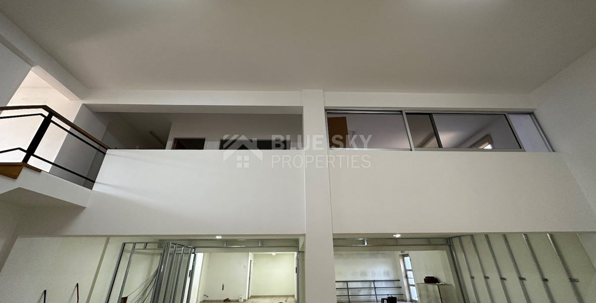 RENT: SHOWROOM/BUILDING 500SQM WITH 17 PARKING SPACES IDEAL FOR OFFICE OR RETAIL PREMISES IN CENTRAL LIMASSOL