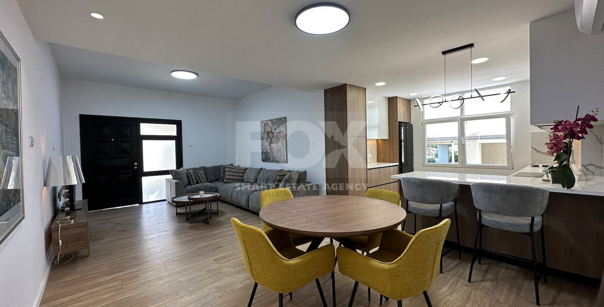 FOR RENT FULLY RENOVATED NEW 2 BEDROOM 2 BATHROOM GROUND LEVEL HOUSE IN AGIOS NECTARIOS AREA OF LIMASSOL