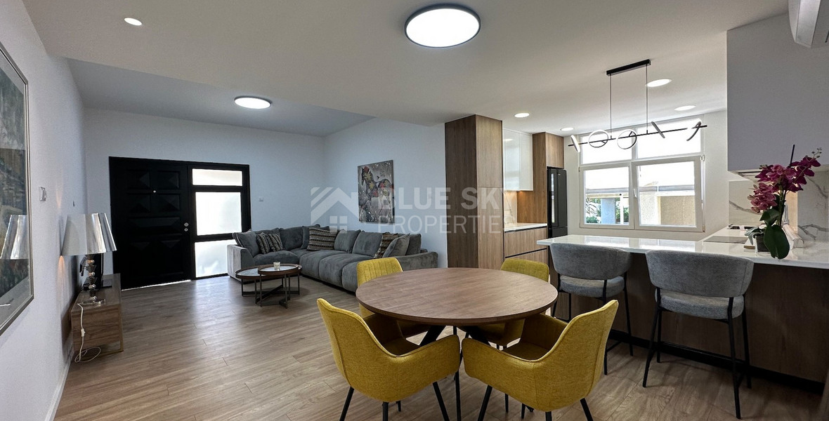 FOR RENT FULLY RENOVATED 2 BEDROOM GROUND LEVEL HOUSE IN AGIOS NIKOLAOS AREA OF LIMASSOL