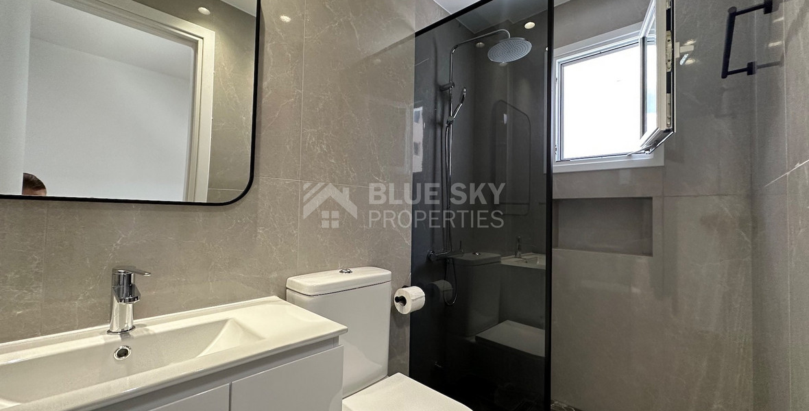 FOR RENT FULLY RENOVATED 2 BEDROOM GROUND LEVEL HOUSE IN AGIOS NIKOLAOS AREA OF LIMASSOL