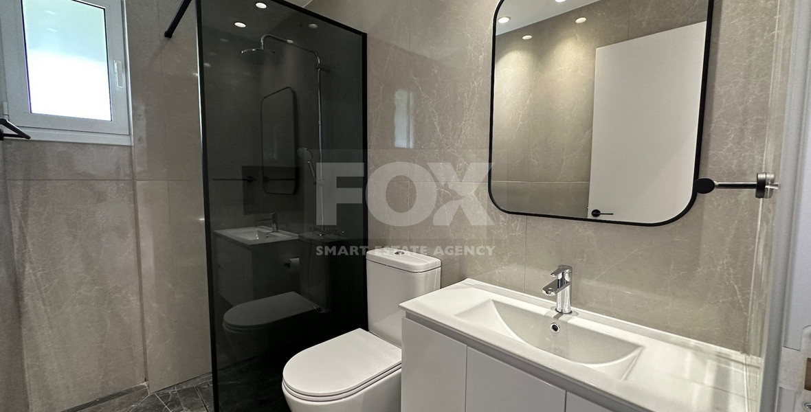 FOR RENT FULLY RENOVATED NEW 2 BEDROOM 2 BATHROOM GROUND LEVEL HOUSE IN AGIOS NECTARIOS AREA OF LIMASSOL