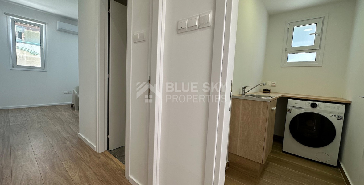 FOR RENT FULLY RENOVATED 2 BEDROOM GROUND LEVEL HOUSE IN AGIOS NIKOLAOS AREA OF LIMASSOL