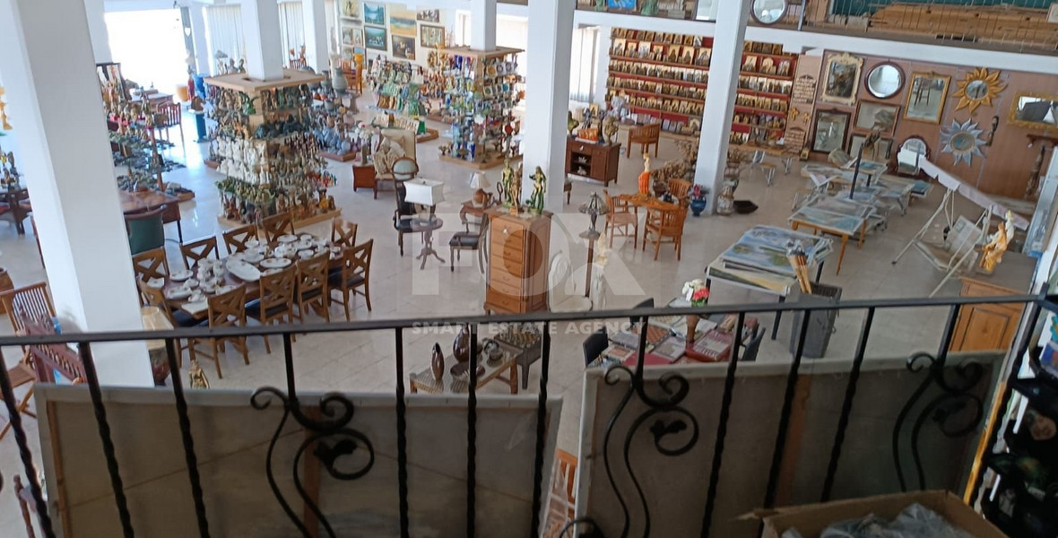 Spacious Ground Floor Showroom for rent in Agios Athanasios Prime Central Road
