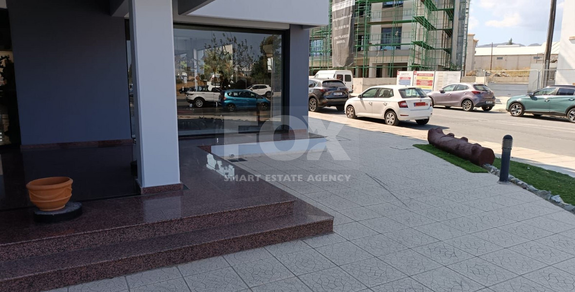 Spacious Ground Floor Showroom for rent in Agios Athanasios Prime Central Road