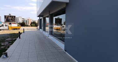 Spacious Ground Floor Showroom for rent in Agios Athanasios Prime Central Road