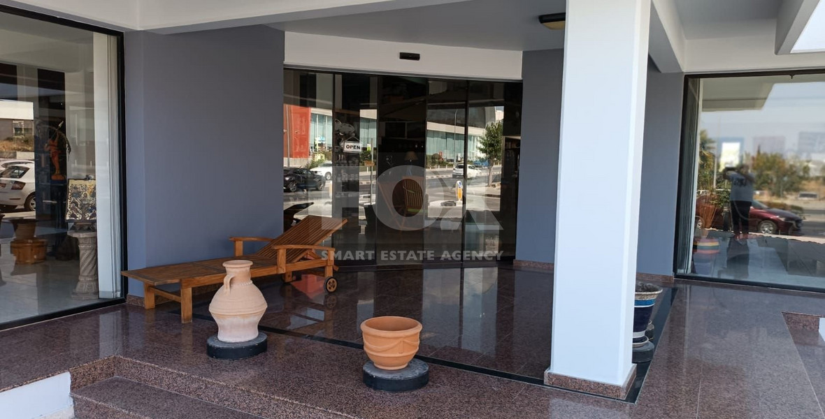Spacious Ground Floor Showroom for rent in Agios Athanasios Prime Central Road