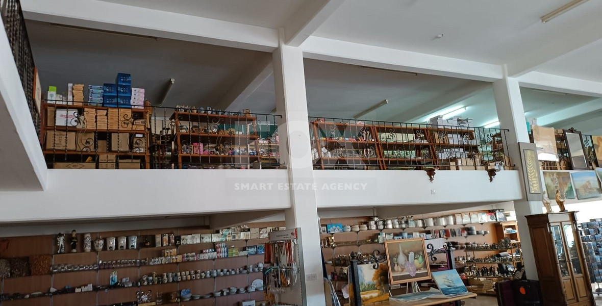 Spacious Ground Floor Showroom for rent in Agios Athanasios Prime Central Road
