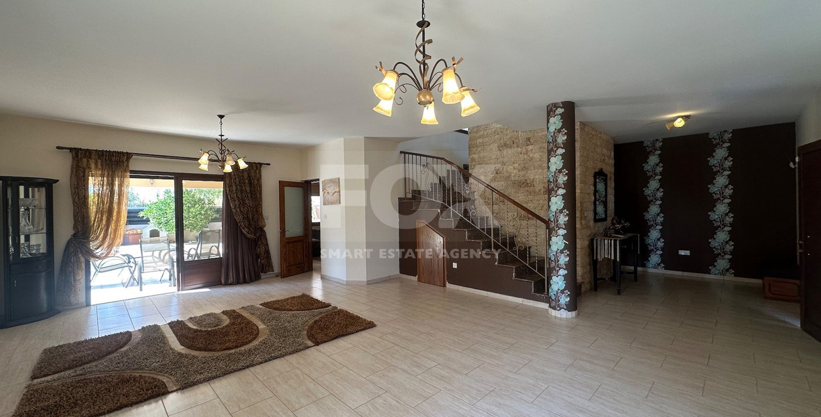 FOR SALE 4 BEDROOM HOUSE WITH EXTRA 5TH LOFT ROOM AND LARGE GARDEN IN AGIOS ATHANASIOS.