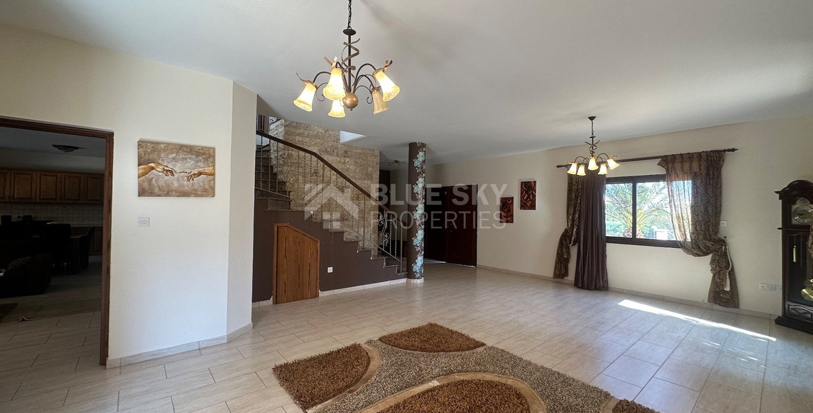 FOR SALE 4 BEDROOM HOUSE WITH EXTRA 5TH LOFT ROOM AND LARGE GARDEN IN AGIOS ATHANASIOS.