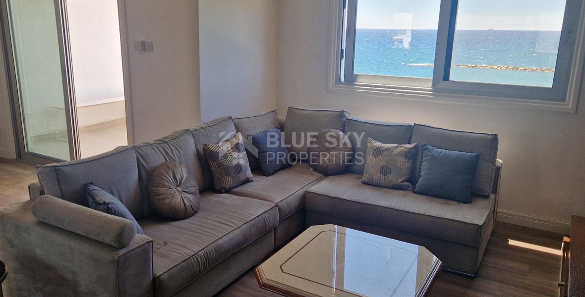 Sea View Furnished Apartment for rent in Agios Tychon Tourist Area