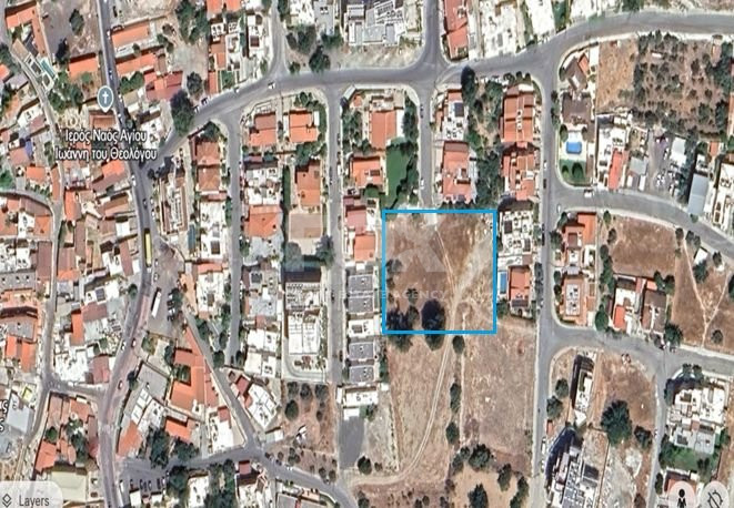 Prime Development Land For Sale in Agia Filaxi with Amazing City and Sea View