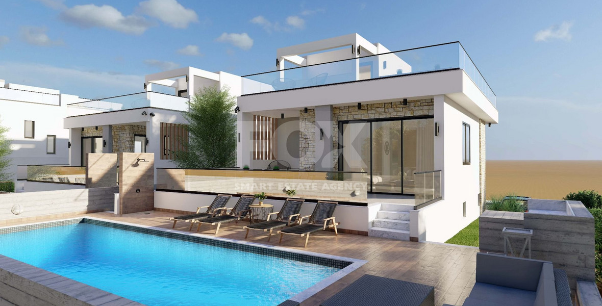 An exceptional Four bedroom villa in Chloraka area, for sale in Paphos