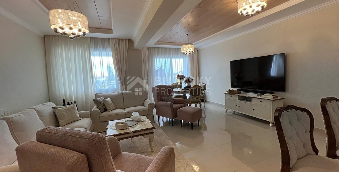 Three Bedroom Apartment with private garden for sale in Chloraka