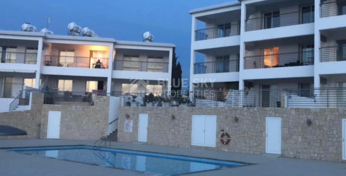 Three Bedroom Apartment with private garden for sale in Chloraka