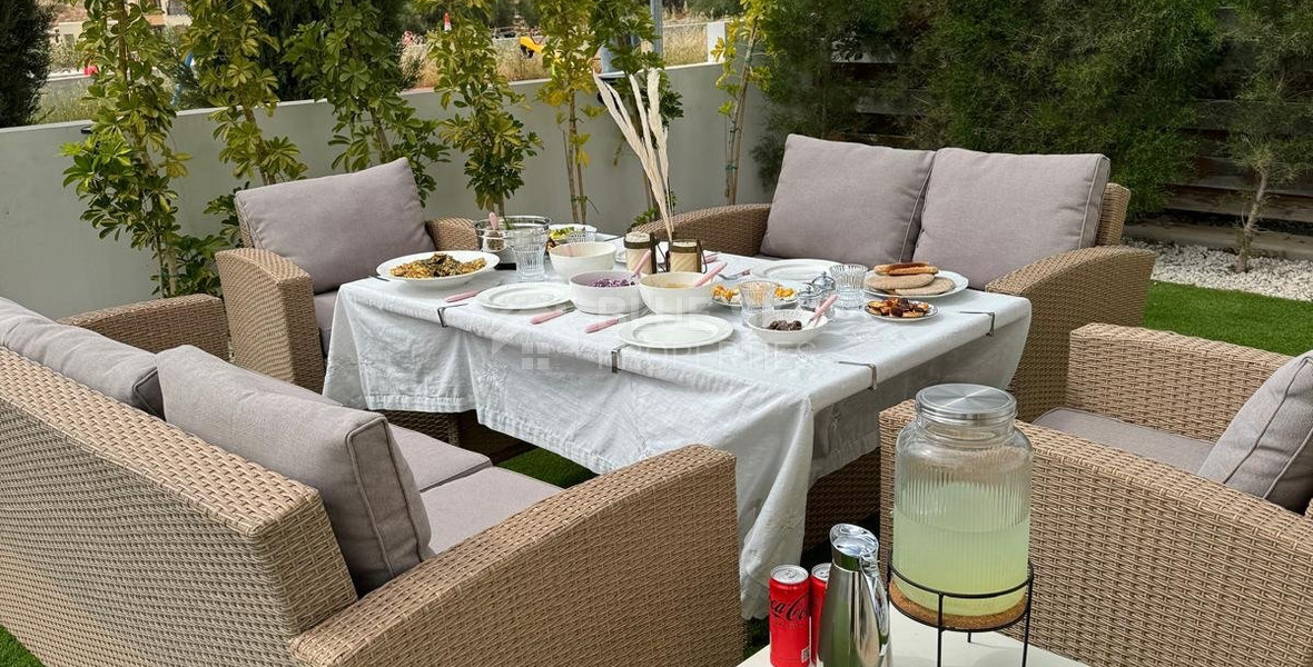 Three Bedroom Apartment with private garden for sale in Chloraka
