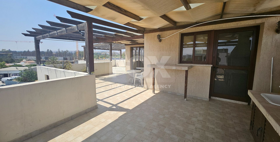 Huge-Furnished, Duplex Apartment, Two Plus One Bedroom With Huge Veranda For Rent In Kato Polemidia