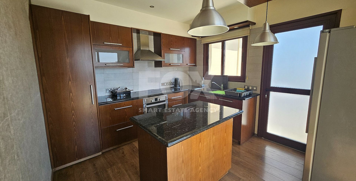 Huge-Furnished, Duplex Apartment, Two Plus One Bedroom With Huge Veranda For Rent In Kato Polemidia