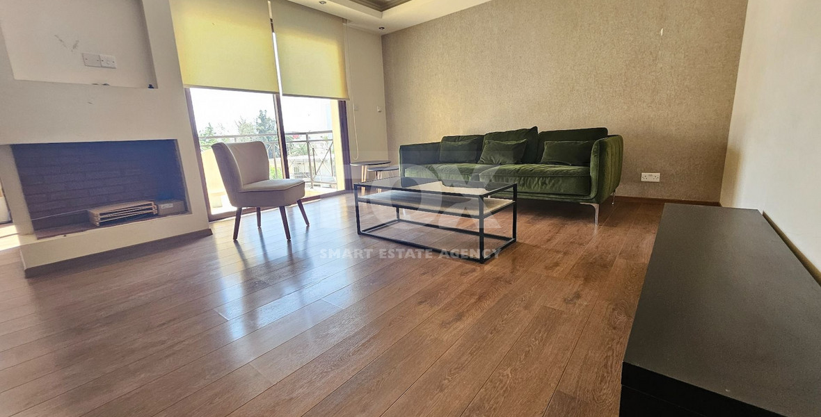 Huge-Furnished, Duplex Apartment, Two Plus One Bedroom With Huge Veranda For Rent In Kato Polemidia