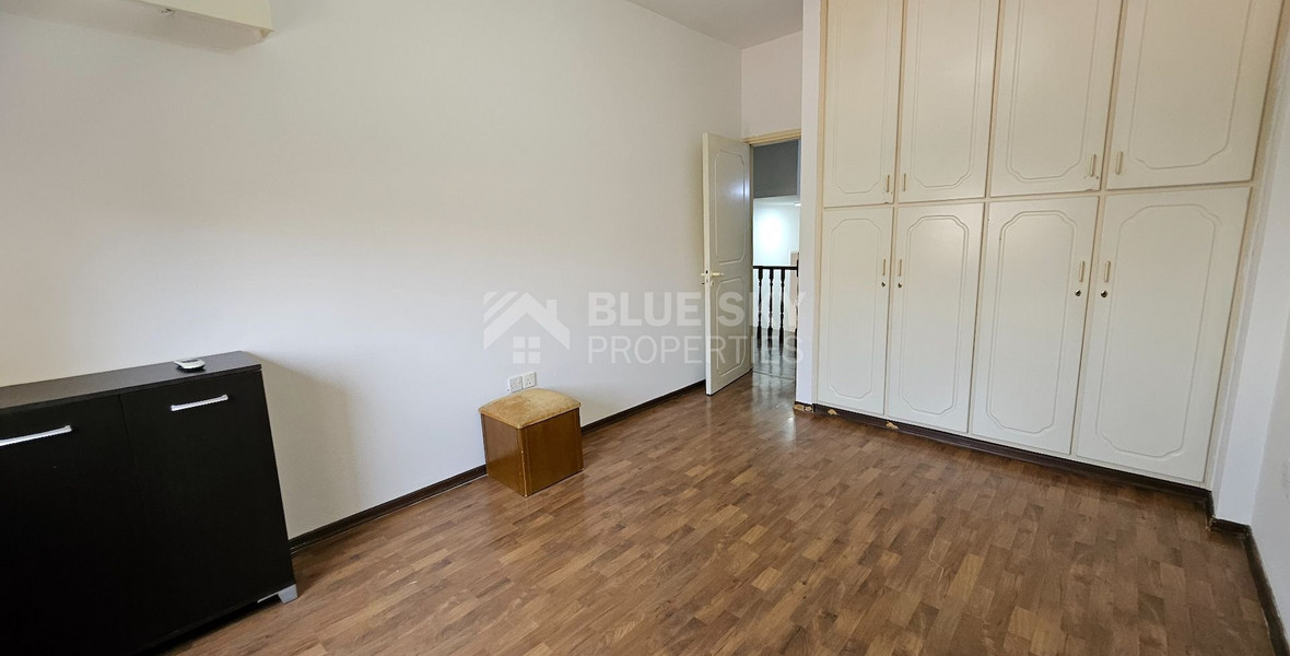 Partially Renovated-Three Bedroom Furnished Semi Detached House For Rent in Agios Spyridonas