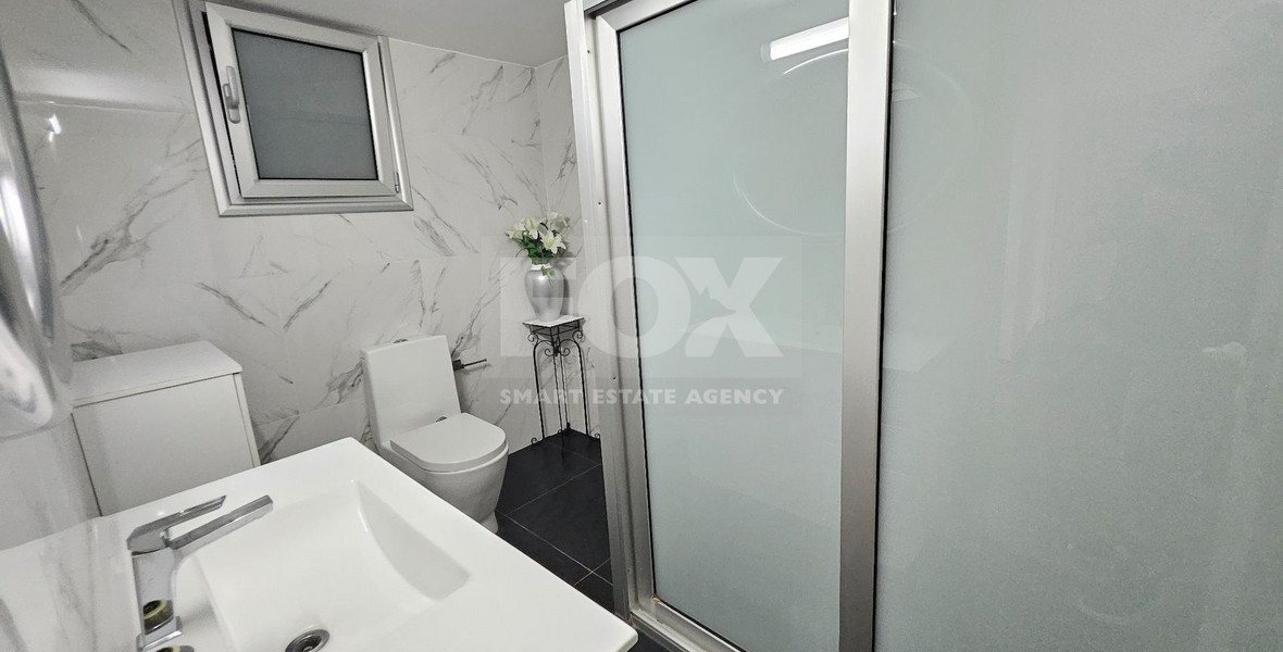 Partially Renovated-Three Bedroom Furnished Semi Detached House For Rent in Agios Spyridonas