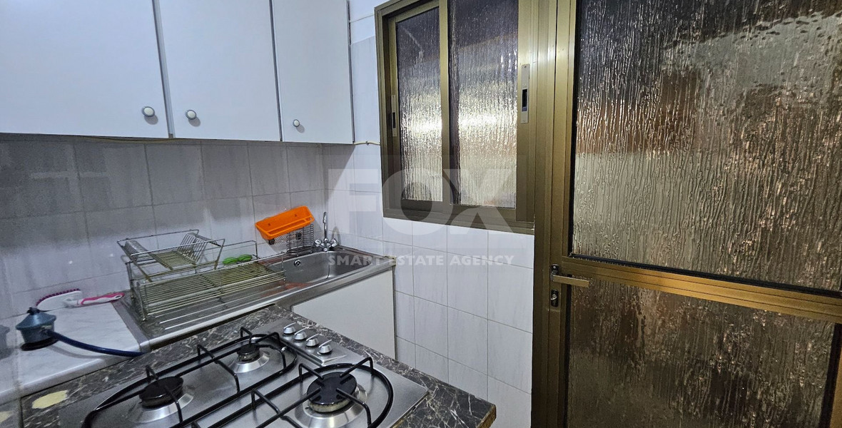 Partially Renovated-Three Bedroom Furnished Semi Detached House For Rent in Agios Spyridonas